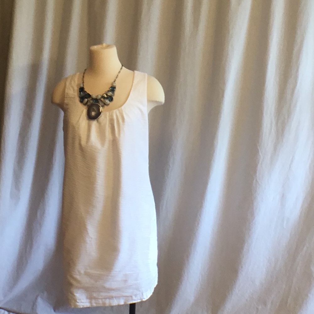 Seersucker sundress dress in size 6 by  J CREW
